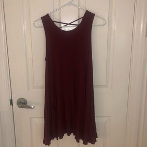 Dee Elle maroon stretch dress